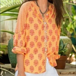 Sundance Rosalie color block western button up